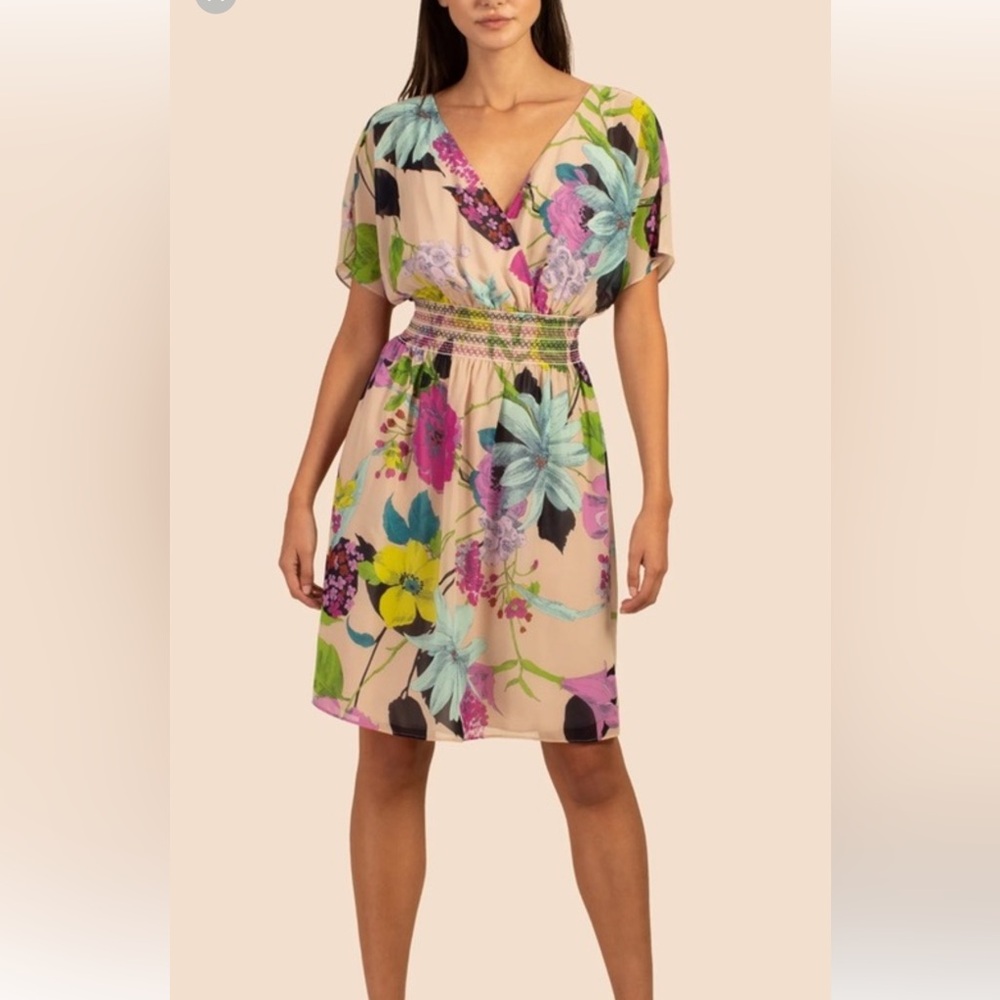 EUC Tina Turk - Floral Multicolor Dress